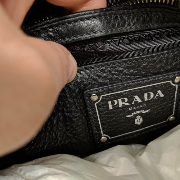 Prada Vitello Phenix Leather Convertible Boston - Picture 5 of 8